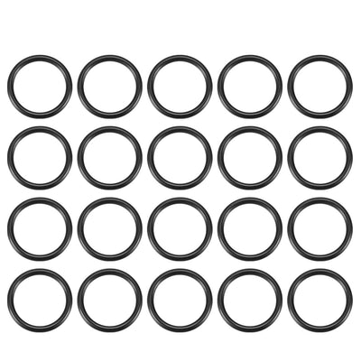 Harfington Nitrile Rubber O-Rings, Metric Buna-N Sealing Gasket, 20Pcs