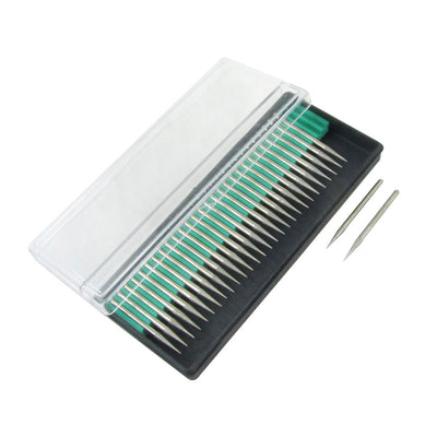 Harfington 30 Pcs 13mm Long Abrading Needle Cylindrical Shank Grinding Bits