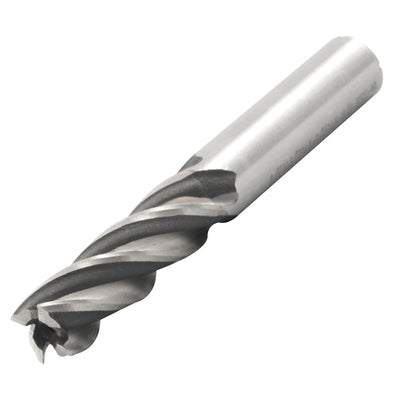 Harfington 1/2" x 1/2" 4 Flute Straight Shank HSS Spiral End Mill Milling Cutter