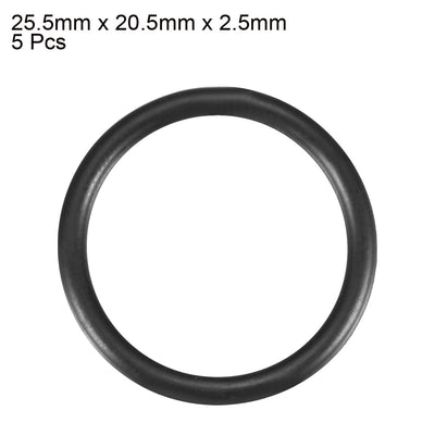 Harfington Nitrile Rubber O-Rings Metric Buna-N Sealing Gasket Pack of 5