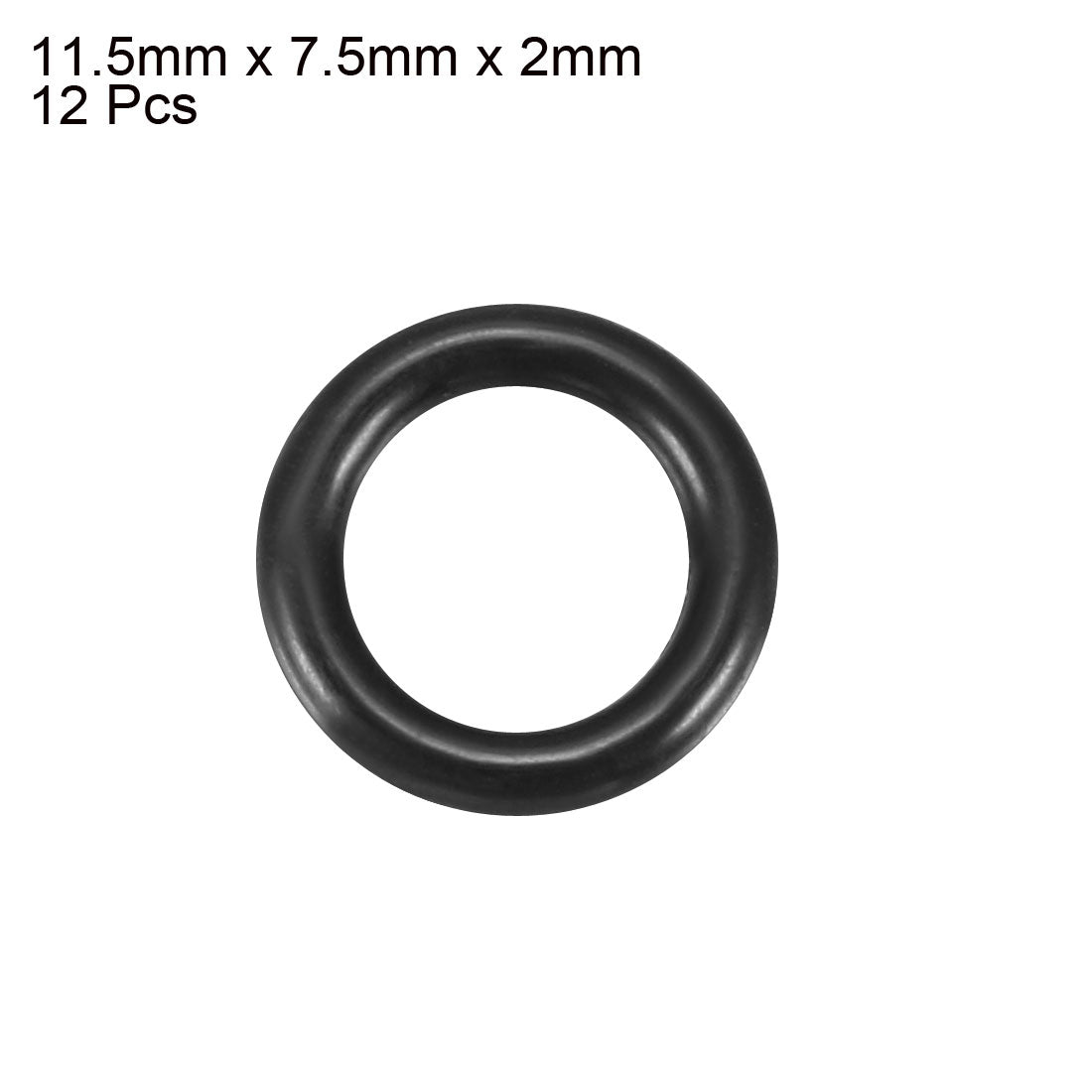 Harfington Nitrile Rubber O-Rings, Metric Buna-N Sealing Gasket Pack of 12