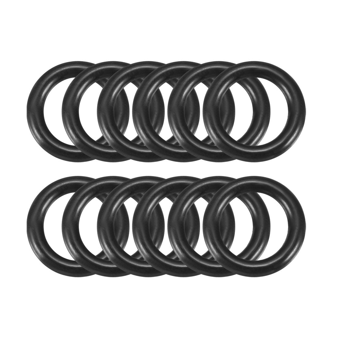 Harfington Nitrile Rubber O-Rings, Metric Buna-N Sealing Gasket Pack of 12