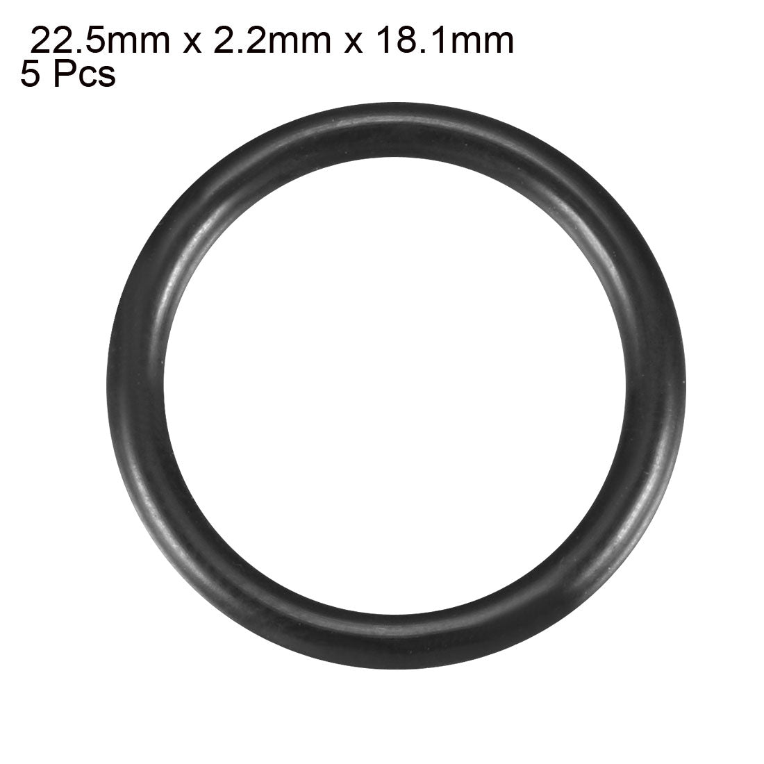 Harfington Nitrile Rubber O-Rings Metric Buna-N Sealing Gasket Pack of 5