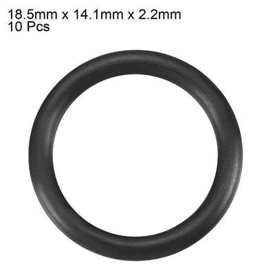 Harfington Nitrile Rubber O-Rings, Metric Buna-N Sealing Gasket Pack of 10