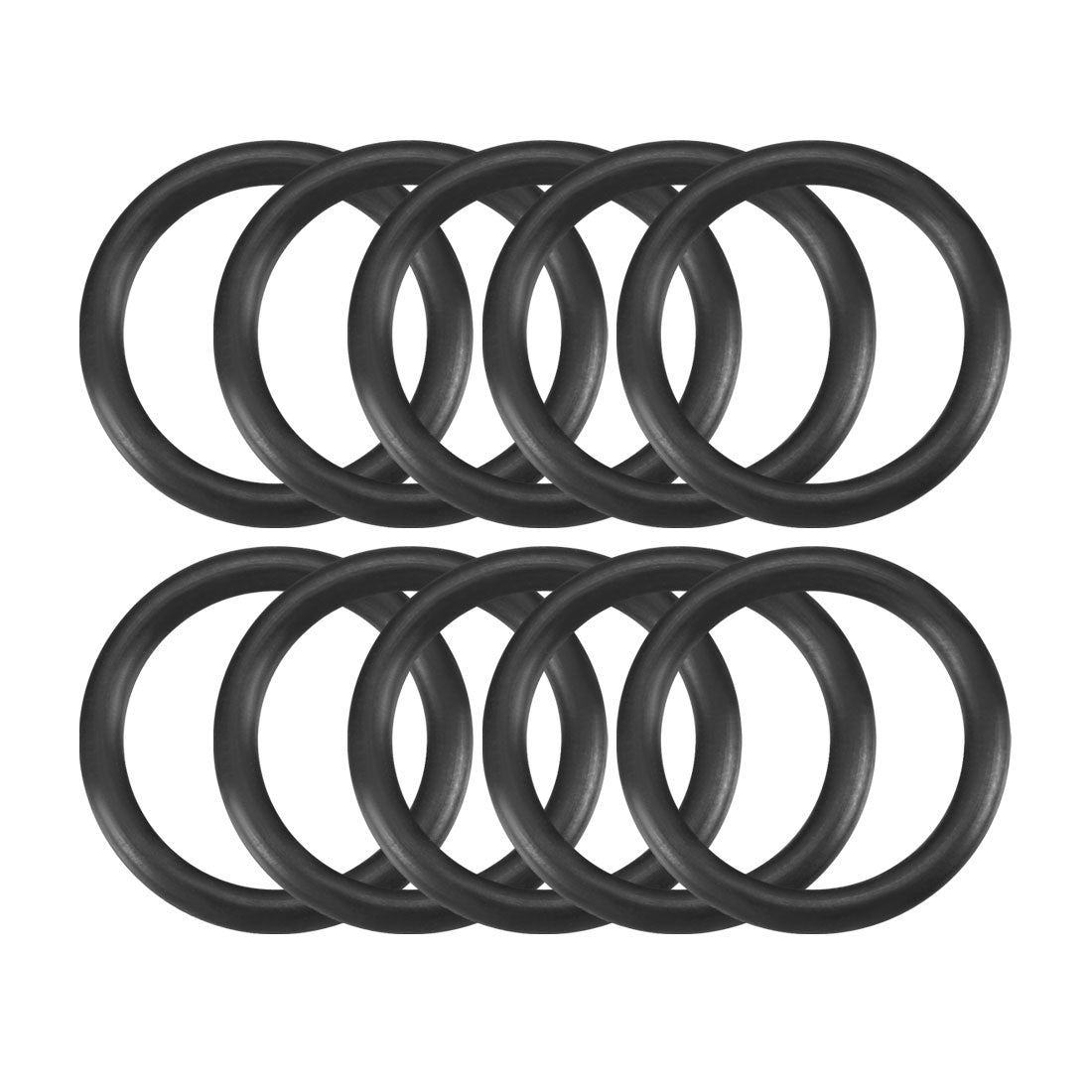 Harfington Nitrile Rubber O-Rings, Metric Buna-N Sealing Gasket Pack of 10