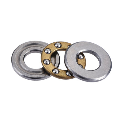 Harfington 15mm x 7mm x 5mm Silver Tone Metal Ball Thrust Bearing