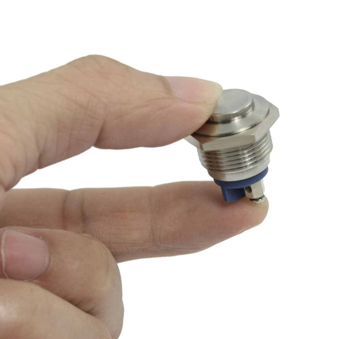 Harfington 16mm High Round High Round Momentary Metal Push Button Switch