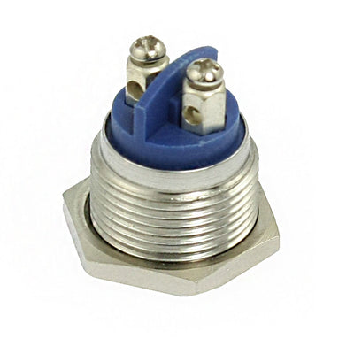 Harfington 16mm High Round High Round Momentary Metal Push Button Switch