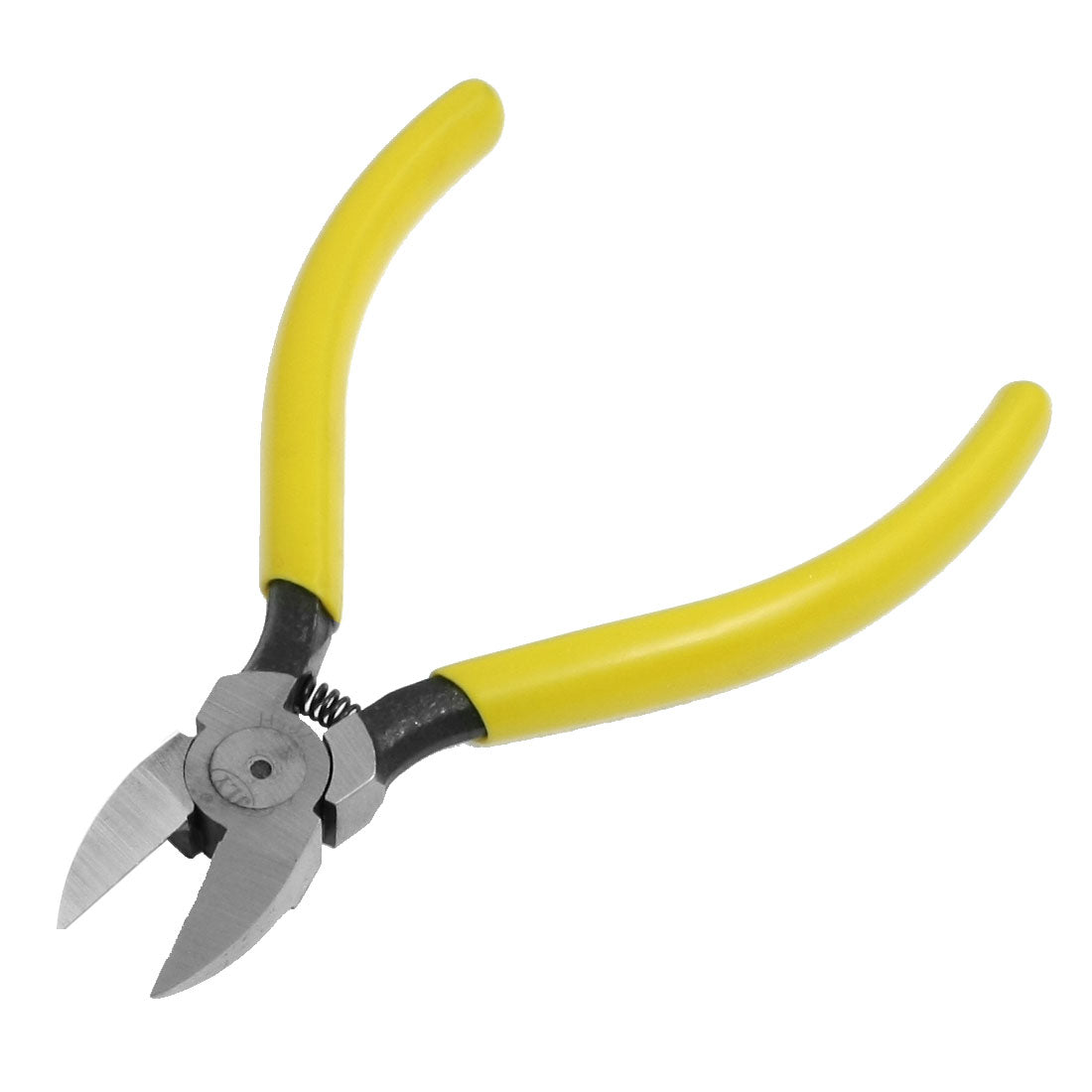 Harfington 5" Yellow Plastic Coated Grip Diagonal Pliers Wire Side Cutter