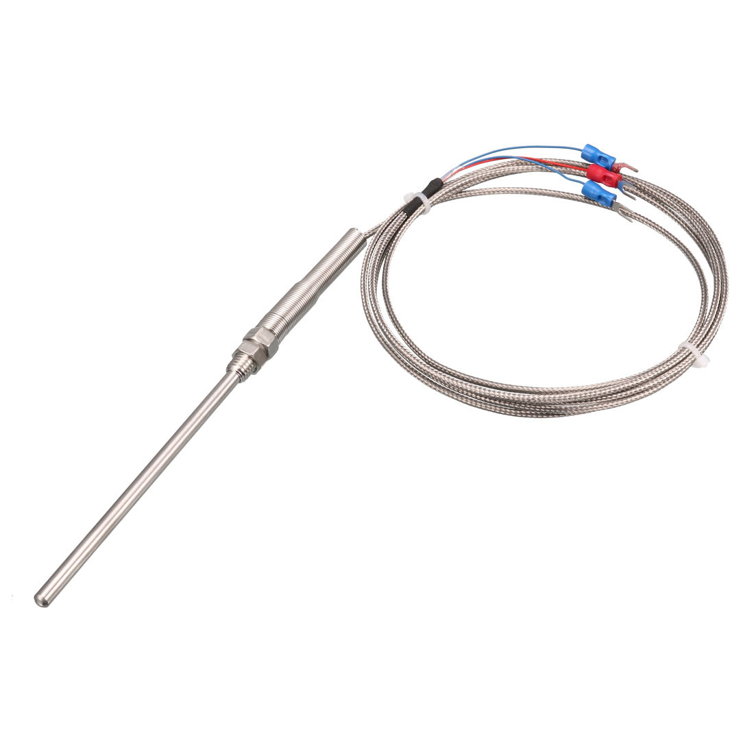Harfington 0-400C PT100 Type Temperature Sensors Thermocouple Probe 2 Meters