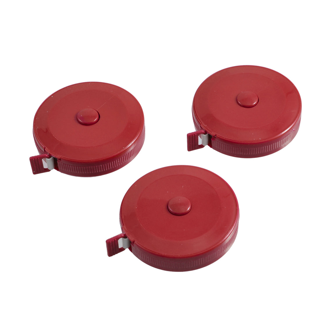 Harfington 3 Pcs Round Case Automatic Retractable Sewing Tape Measure 150cm 60"