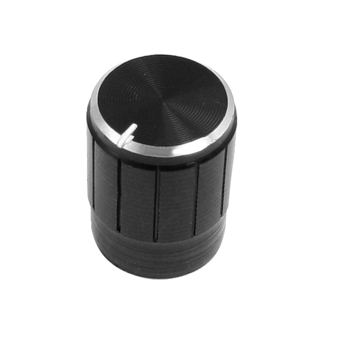 Harfington 17mm x 16mm Plastic Potentiometer Control Volume Rotary Knob Cap Black