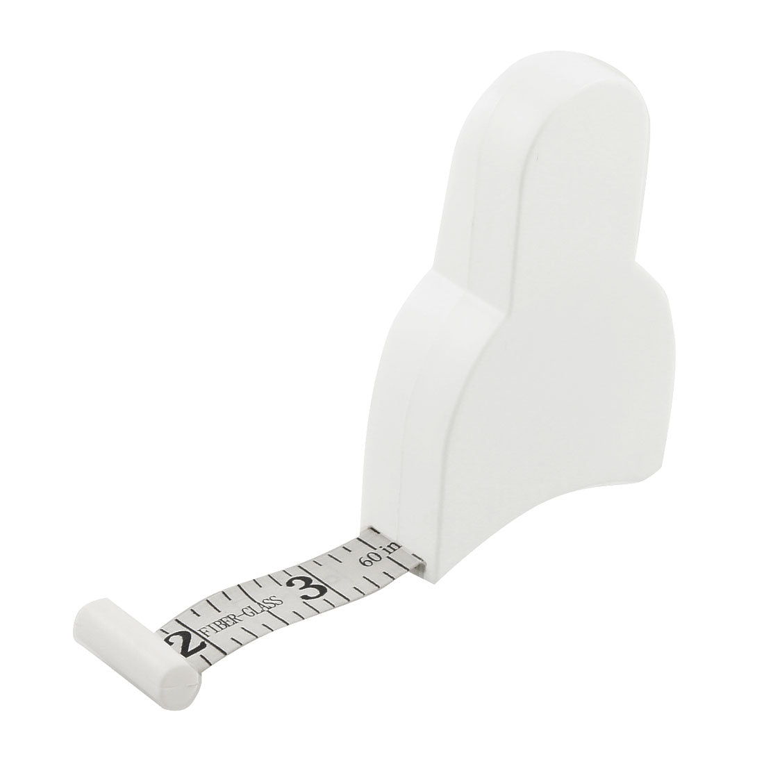 Harfington White Housing 1.52M 60 Inches Length Dual Scale Ruler Tape Measuring Tool