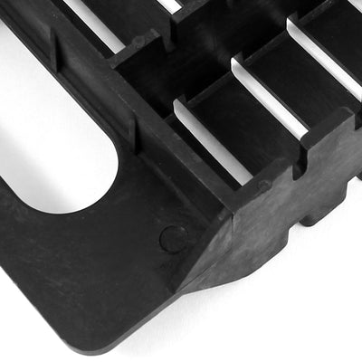 Harfington Black Plastic Antistatic ESD Circulation Rack Shelf 47cm x 13.7cm