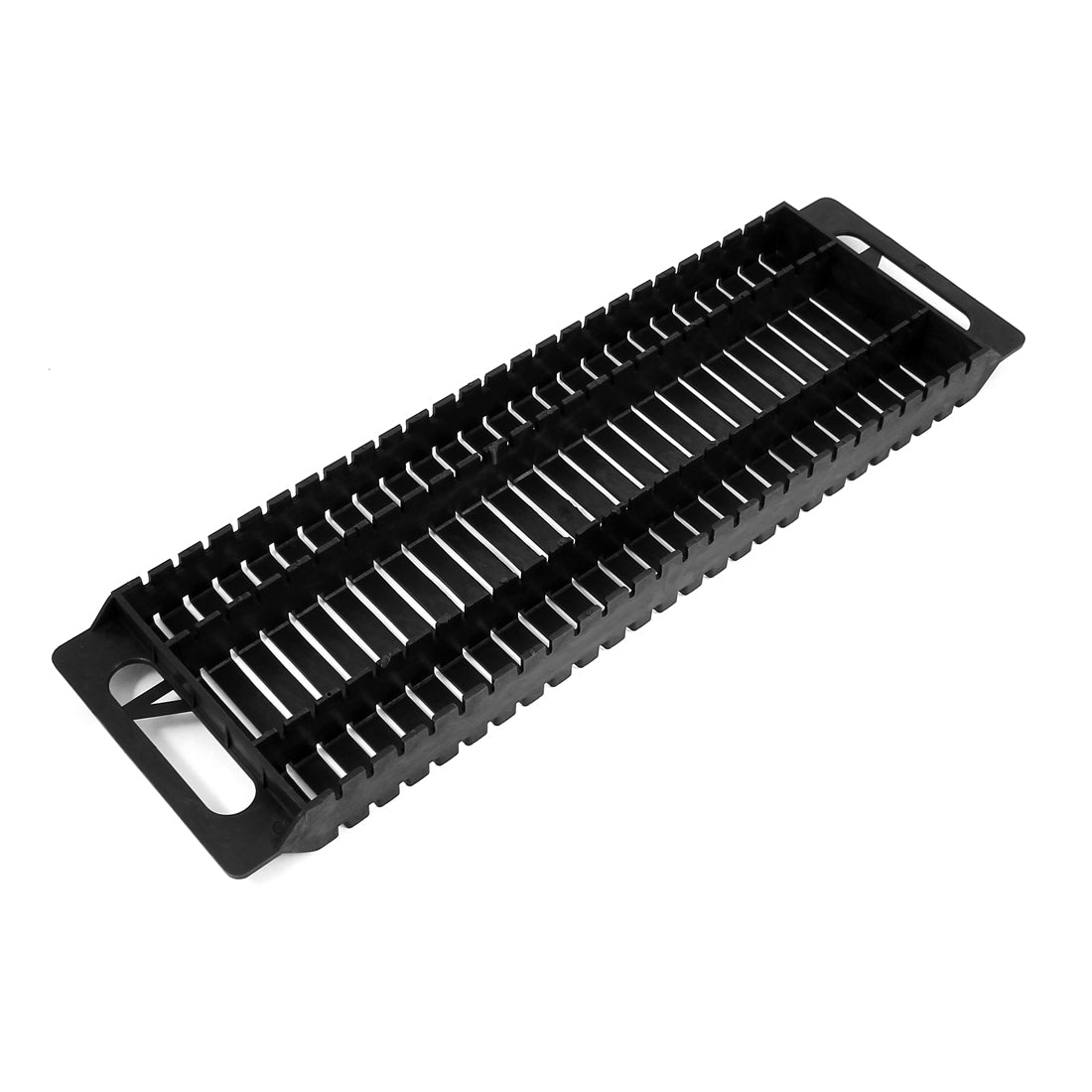 Harfington Black Plastic Antistatic ESD Circulation Rack Shelf 47cm x 13.7cm