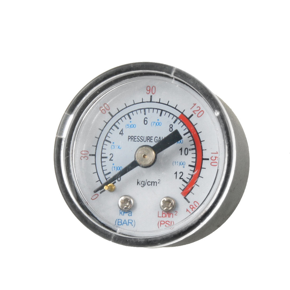 Harfington 0-180 PSI 1/8" NTP Male Compressor Air Pressure Gauge Black White