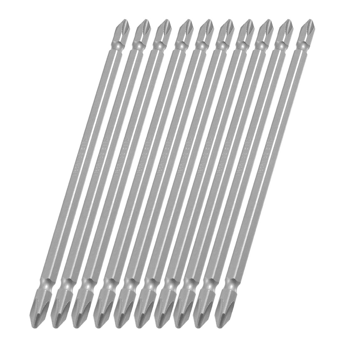 Harfington 10Pcs 1/4" Hex Shank 150mm Long 6mm Double End PH2 Phillips Screwdriver Bits