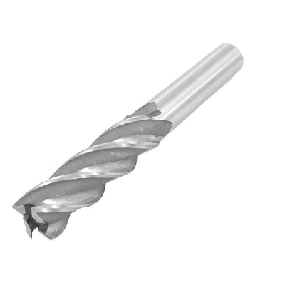 Harfington 14mm x 12mm x 45mm x 100mm 4 Flutes HSS-AL End Mill Milling Cutter Tool
