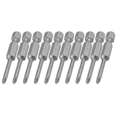Harfington 10 Pcs 1/4" Hex Shank Magnetic 3mm PH1 Phillips Screwdriver Bits