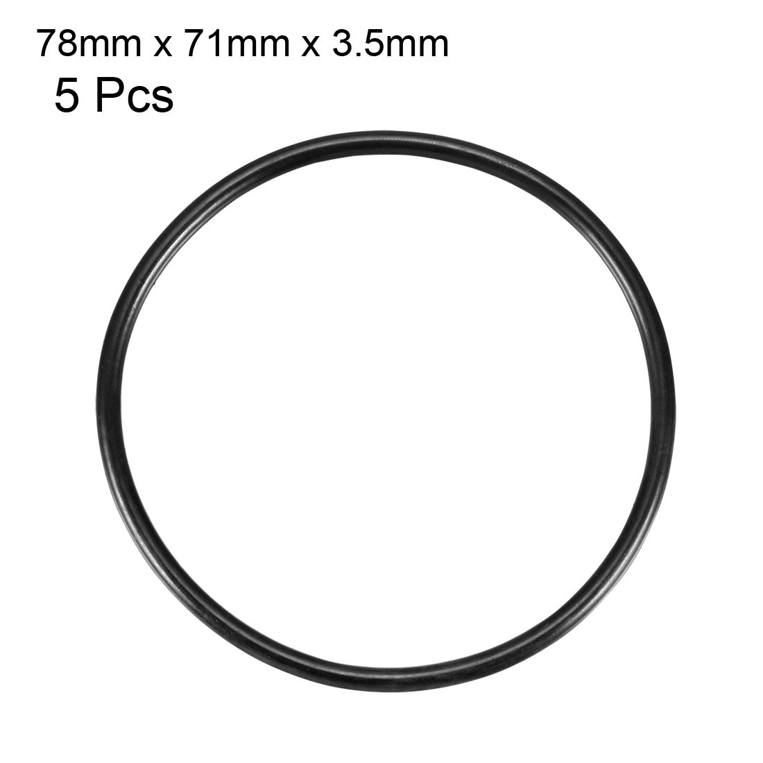 Harfington Nitrile Rubber O-Rings Metric Buna-N Sealing Gasket Pack of 5