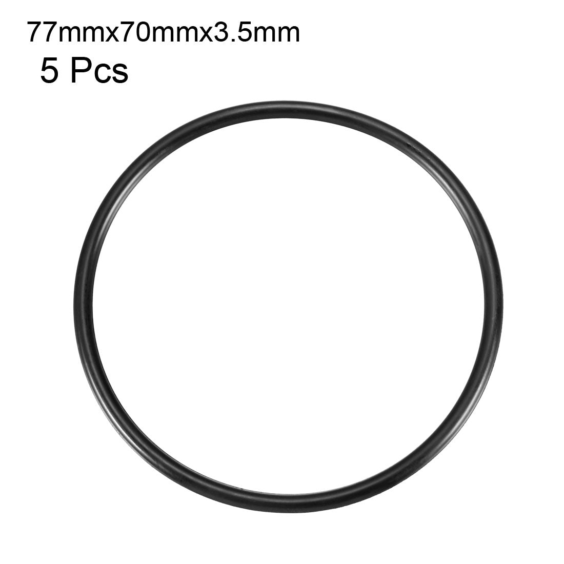 Harfington Nitrile Rubber O-Rings Metric Buna-N Sealing Gasket Pack of 5