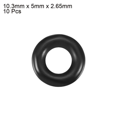 Harfington Nitrile Rubber O-Rings, Metric Buna-N Sealing Gasket Pack of 10