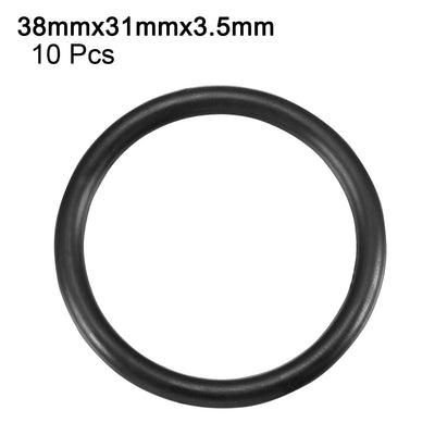 Harfington Nitrile Rubber O-Rings, Metric Buna-N Sealing Gasket Pack of 10