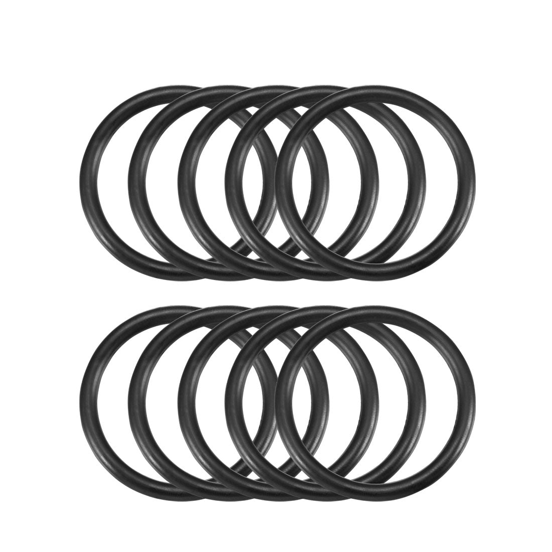 Harfington Nitrile Rubber O-Rings, Metric Buna-N Sealing Gasket Pack of 10