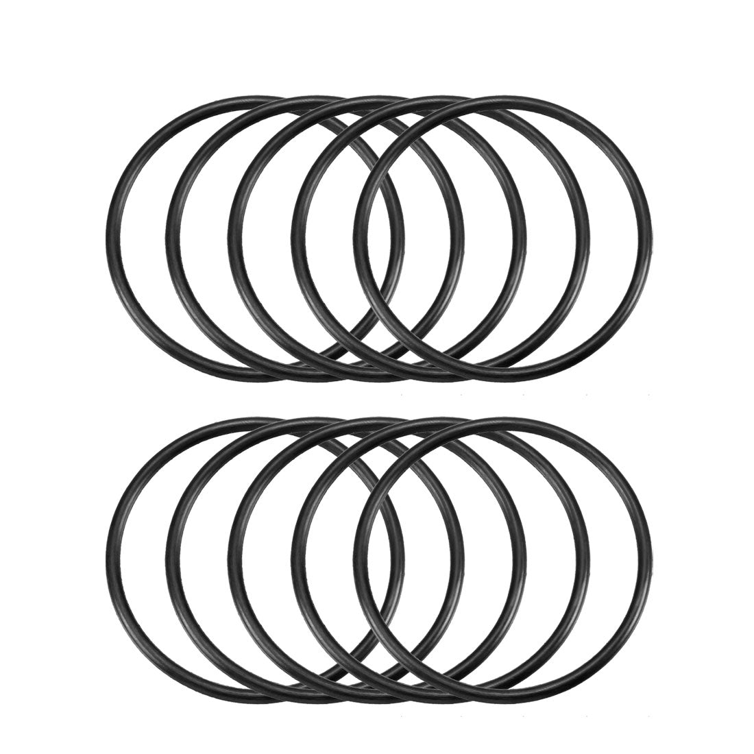 Harfington Nitrile Rubber O-Rings Metric Buna-N Sealing Gasket, Pack of 10