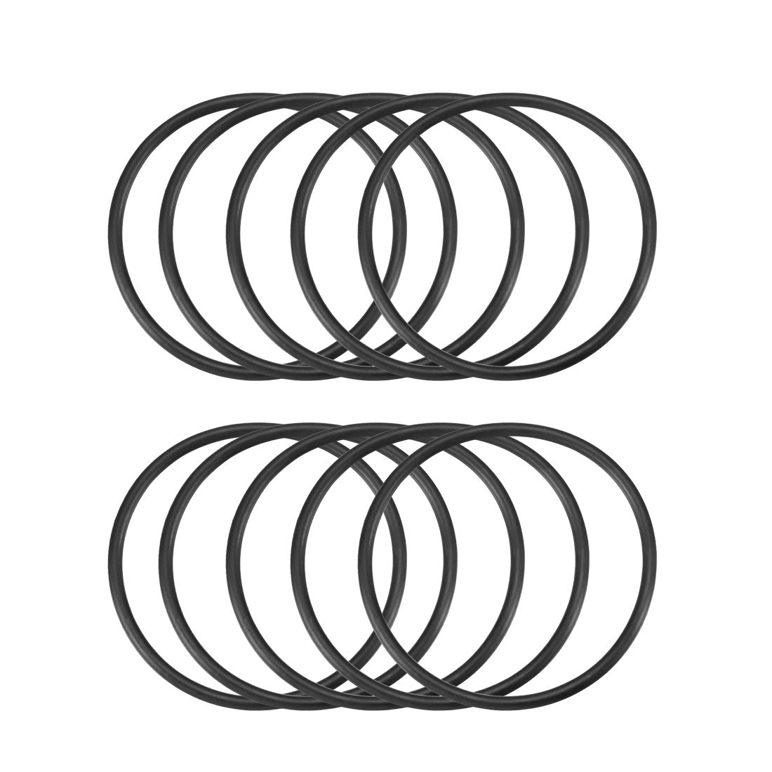 Harfington Nitrile Rubber O-Rings Metric Buna-N Sealing Gasket, Pack of 10