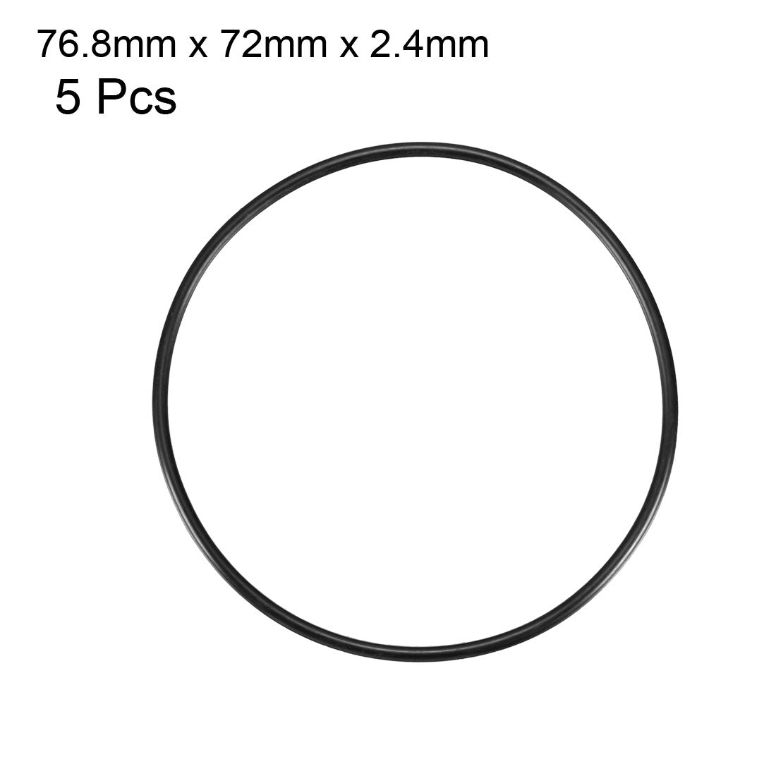 Harfington Nitrile Rubber O-Rings Metric Buna-N Sealing Gasket Pack of 5