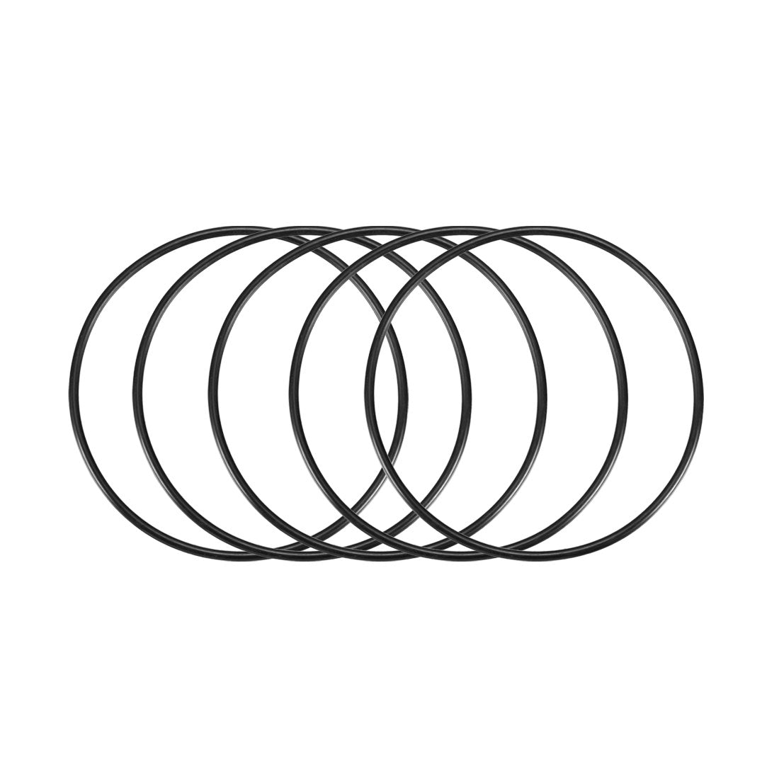 Harfington Nitrile Rubber O-Rings Metric Buna-N Sealing Gasket Pack of 5