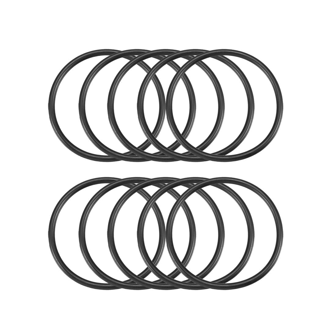 Harfington Nitrile Rubber O-Rings Metric Buna-N Sealing Gasket, Pack of 10