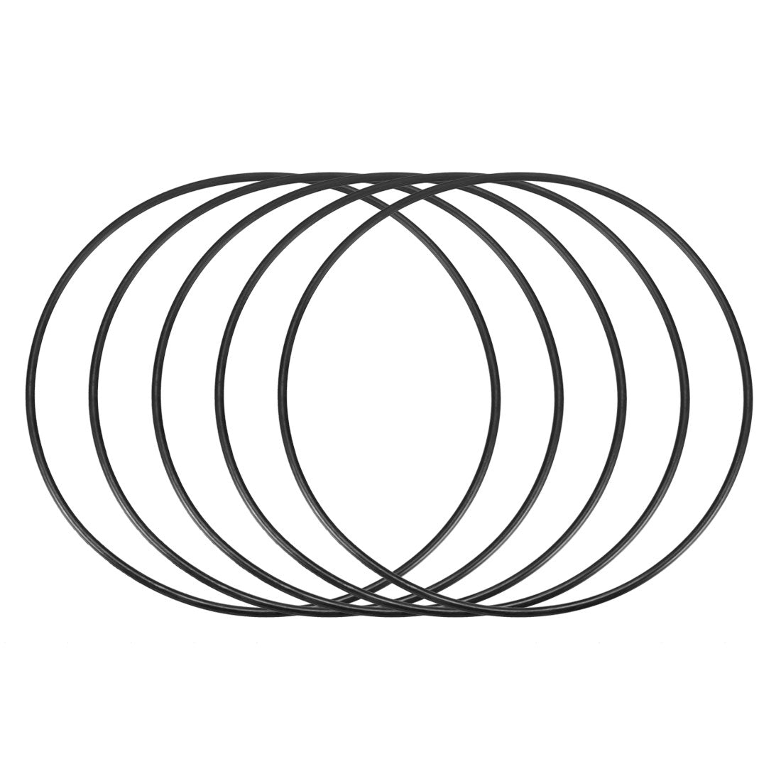 Harfington Nitrile Rubber O-Rings Metric Buna-N Sealing Gasket Pack of 5