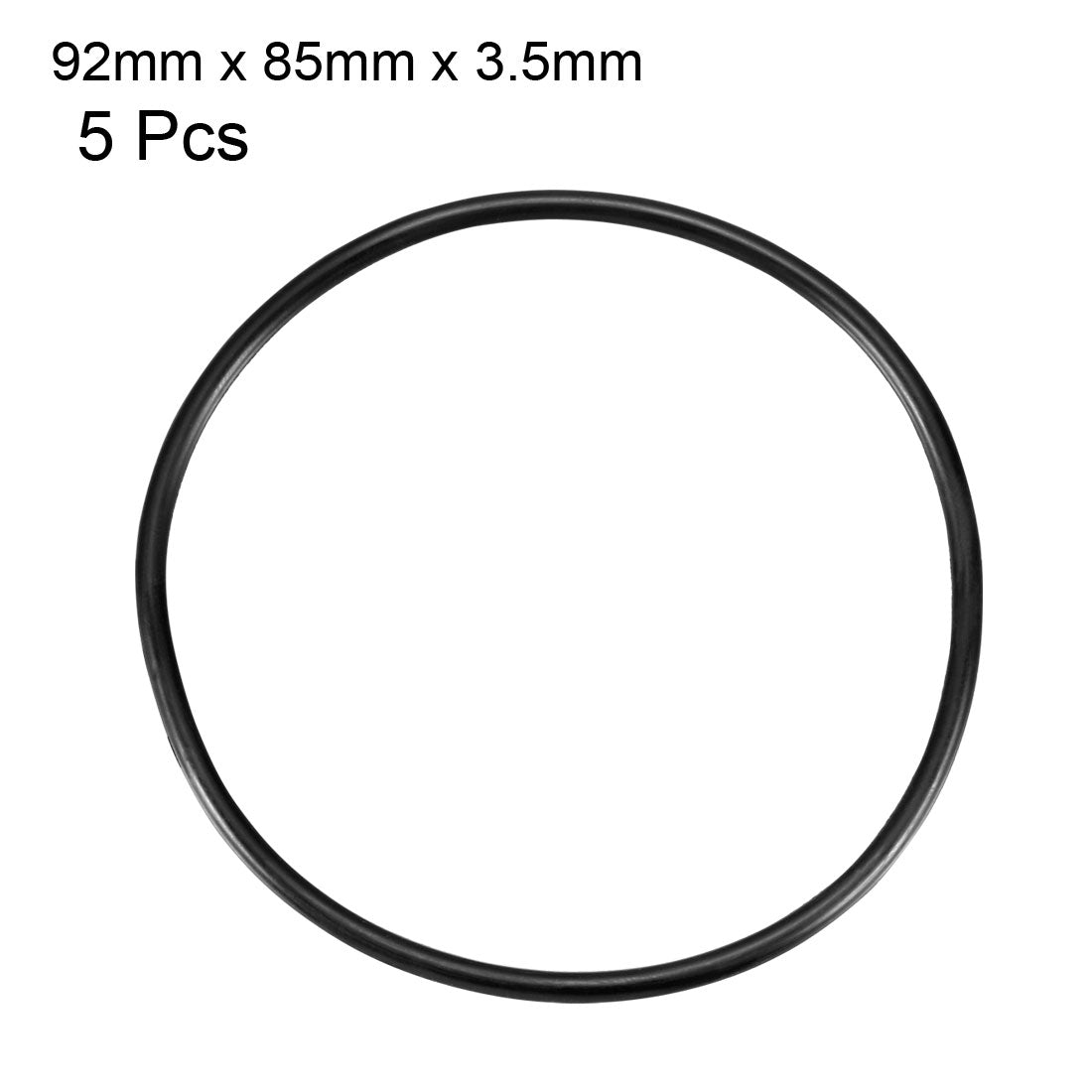 Harfington Nitrile Rubber O-Rings Metric Buna-N Sealing Gasket Pack of 5
