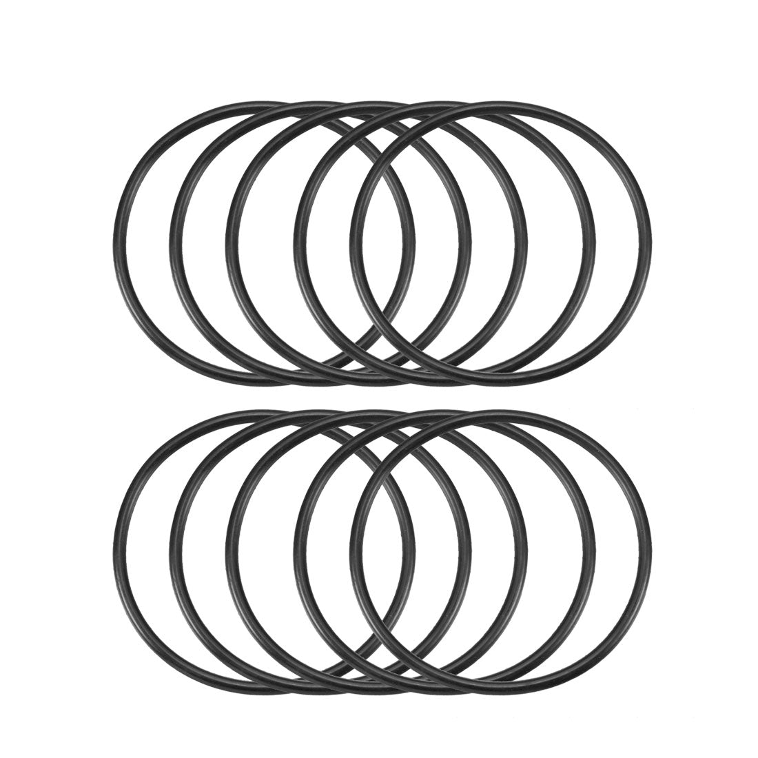 Harfington Nitrile Rubber O-Rings Metric Buna-N Sealing Gasket, Pack of 10