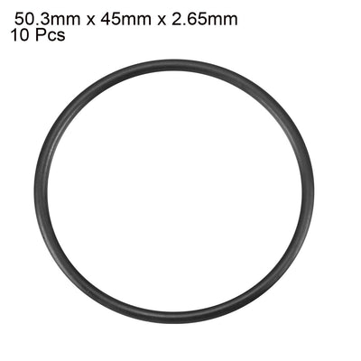 Harfington Nitrile Rubber O-Rings Metric Buna-N Sealing Gasket, Pack of 10