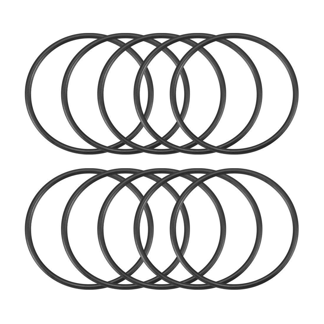 Harfington Nitrile Rubber O-Rings Metric Buna-N Sealing Gasket, Pack of 10