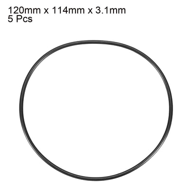 Harfington Nitrile Rubber O-Rings, Metric Buna-N Sealing Gasket Pack of 5