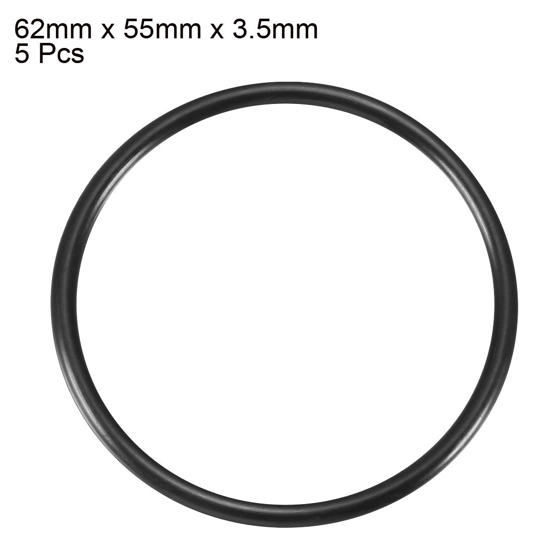 Harfington Nitrile Rubber O-Rings, Metric Buna-N Sealing Gasket Pack of 5
