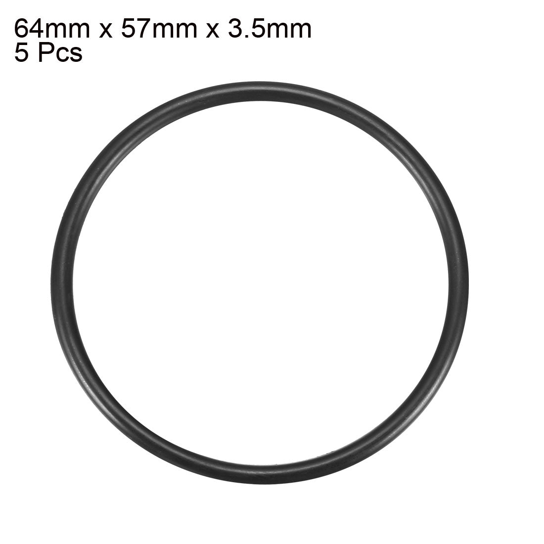 Harfington Nitrile Rubber O-Rings, Metric Buna-N Sealing Gasket Pack of 5