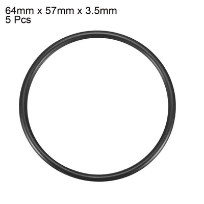 Harfington Nitrile Rubber O-Rings, Metric Buna-N Sealing Gasket Pack of 5