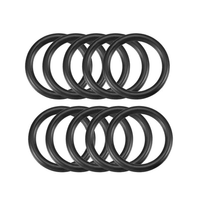 Harfington Nitrile Rubber O-Rings Metric Buna-N Sealing Gasket, Pack of 10