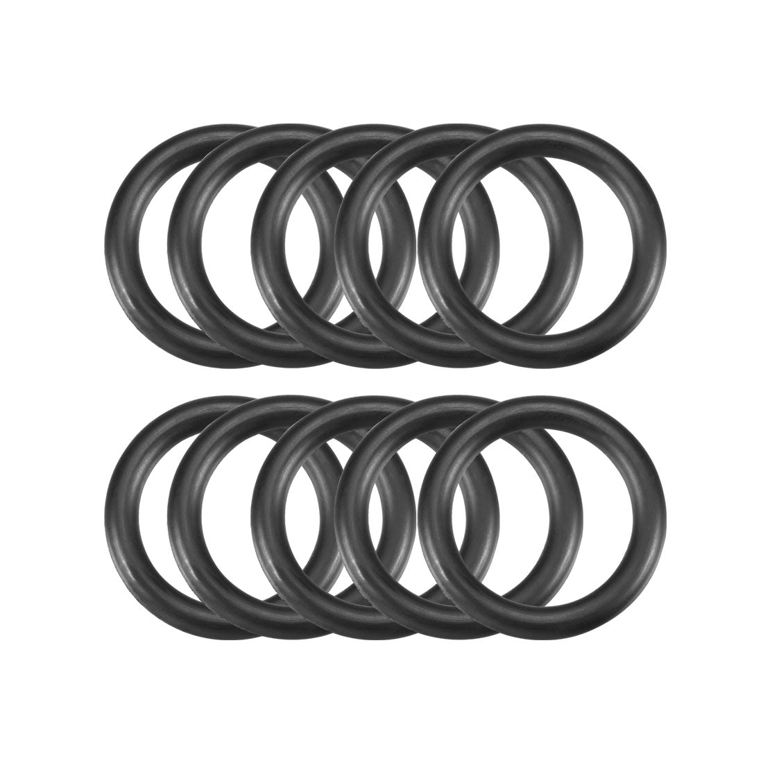 Harfington Nitrile Rubber O-Rings, Metric Buna-N Sealing Gasket, Pack of 10