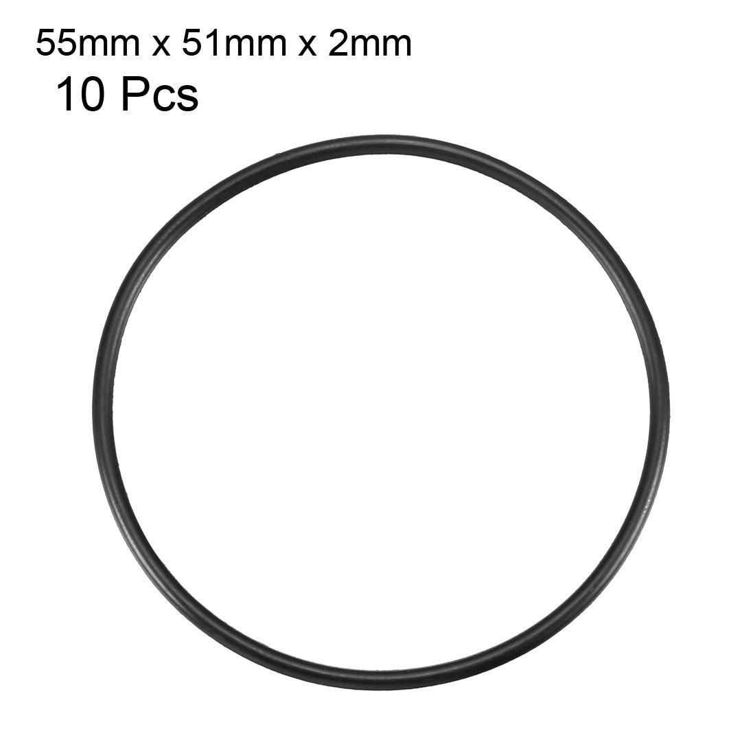 Harfington Nitrile Rubber O-Rings, Metric Buna-N Sealing Gasket, Pack of 10
