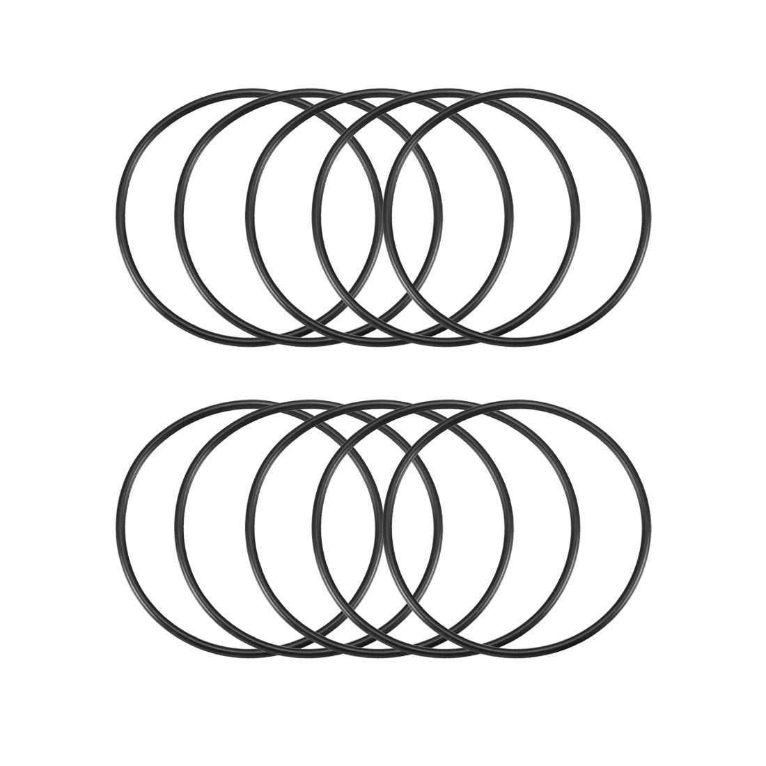 Harfington Nitrile Rubber O-Rings, Metric Buna-N Sealing Gasket, Pack of 10