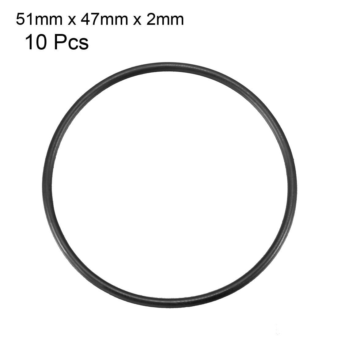 Harfington Nitrile Rubber O-Rings, Metric Buna-N Sealing Gasket, Pack of 10