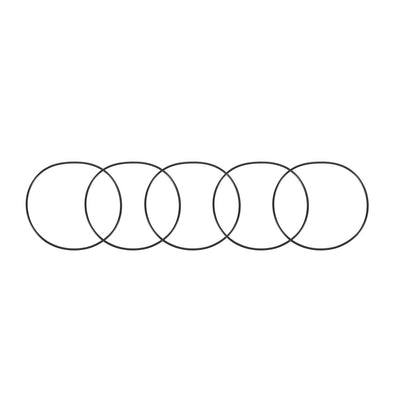 Harfington Nitrile Rubber O-Rings, Metric Buna-N Sealing Gasket Pack of 5