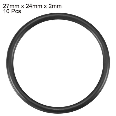 Harfington Nitrile Rubber O-Rings, Metric Buna-N Sealing Gasket, Pack of 10