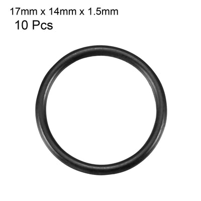 Harfington Nitrile Rubber O-Rings, Metric Buna-N Sealing Gasket, Pack of 10